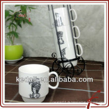 Neues Design Keramik Kaffeetasse Set mit Halter